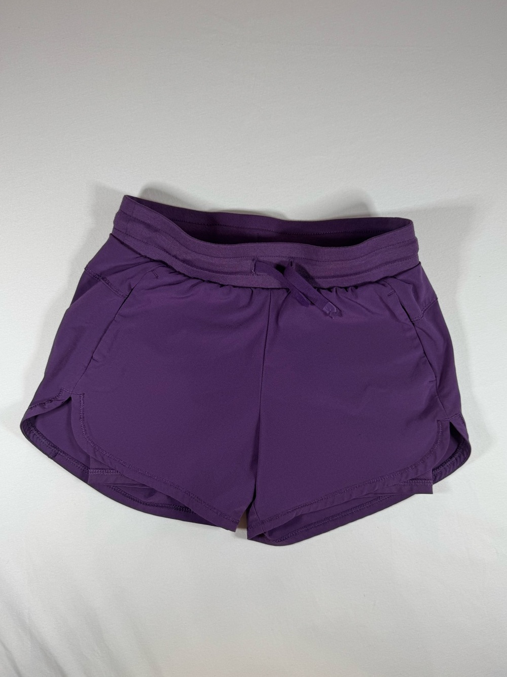 All In Motion Girls 2-in-1 Flowy Running Shorts S 6/6X Purple